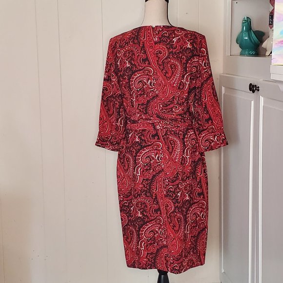 Talbots Paisley Dress - Picture 2 of 4